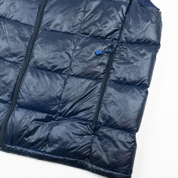 Montbell Superior Down Vest Mens XL Navy Blue Puffer Packable Insulated 2301218 - Picture 5 of 14